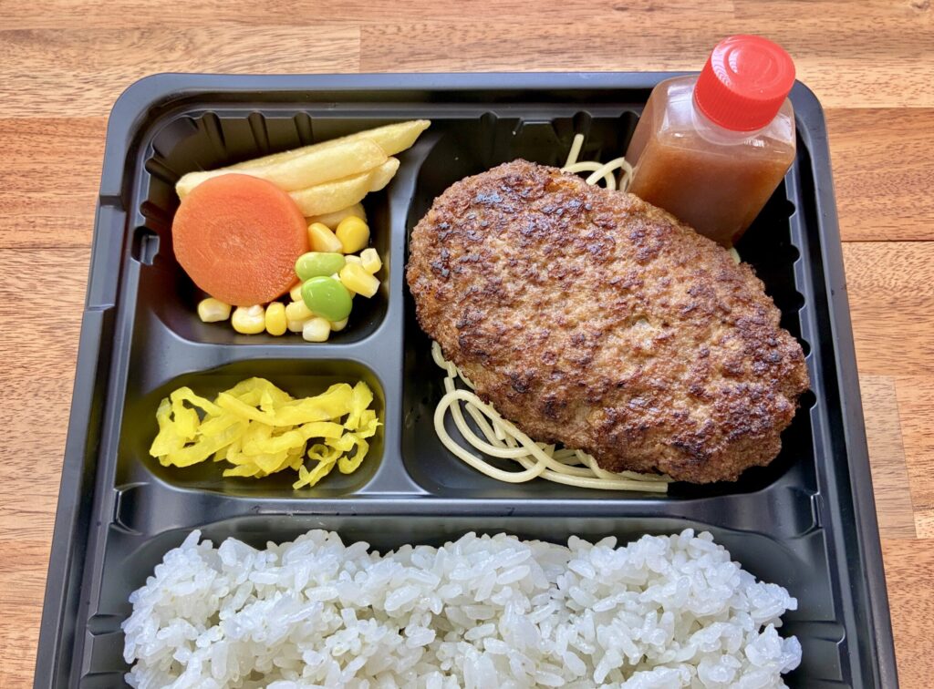ハンバーグステーキソース弁当